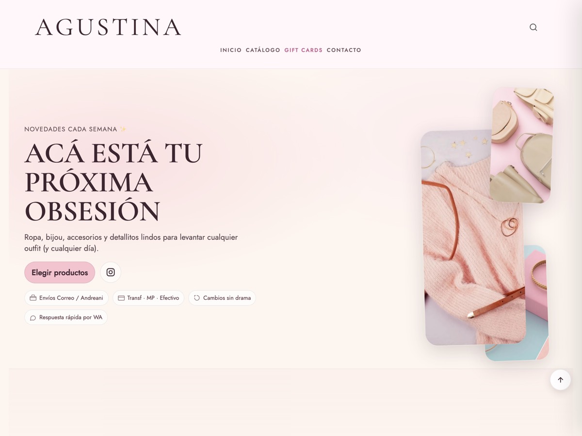 Captura de Agustina San Rafael