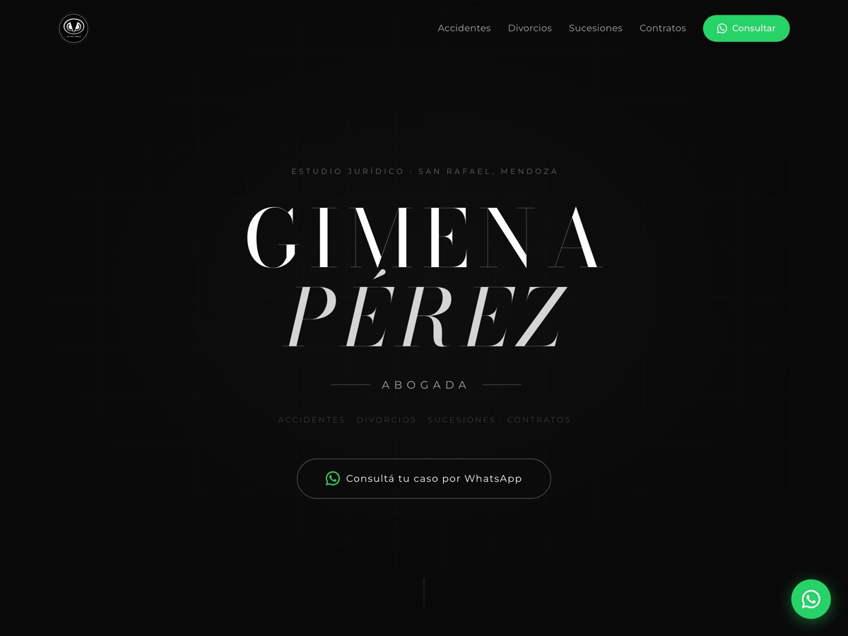 Captura de Gimena Pérez Abogada
